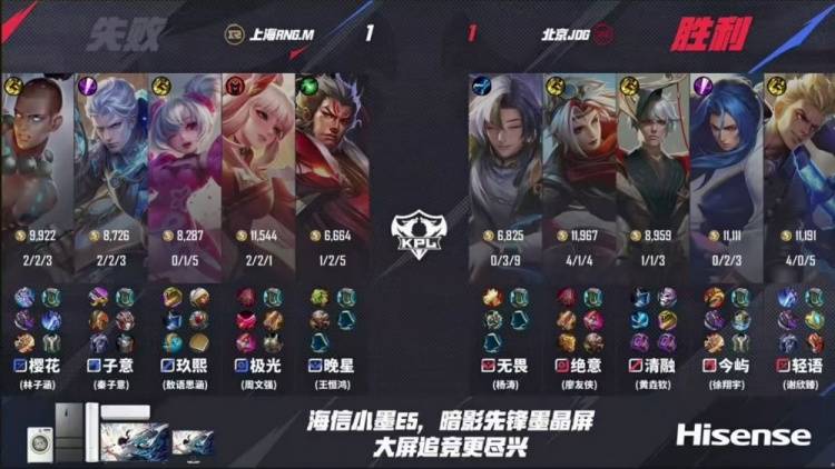 2025KPL夏季赛:JDG让二追三惊天逆转RNG.M,元流之子决胜局封神