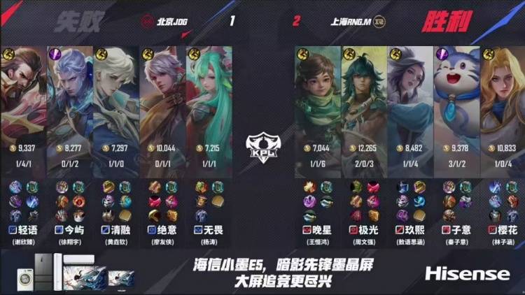 2025KPL夏季赛:JDG让二追三惊天逆转RNG.M,元流之子决胜局封神