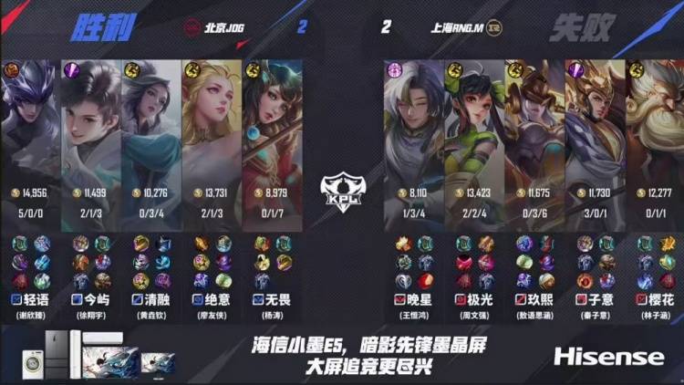 2025KPL夏季赛:JDG让二追三惊天逆转RNG.M,元流之子决胜局封神