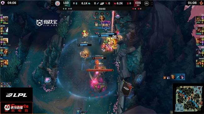 LOL-LPL:ahn卡莎天神下凡豪取四杀 EDG2-0轻取LGD